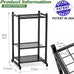 Garden Tool Organizer, Garage Tool Organizer & Garage Organization, Heavy Duty Steel Tool Storage Rack Holds 35 Rakes, Brooms Tools, Broom Holder and Mop Holder, Shed Organizer for Home Organization