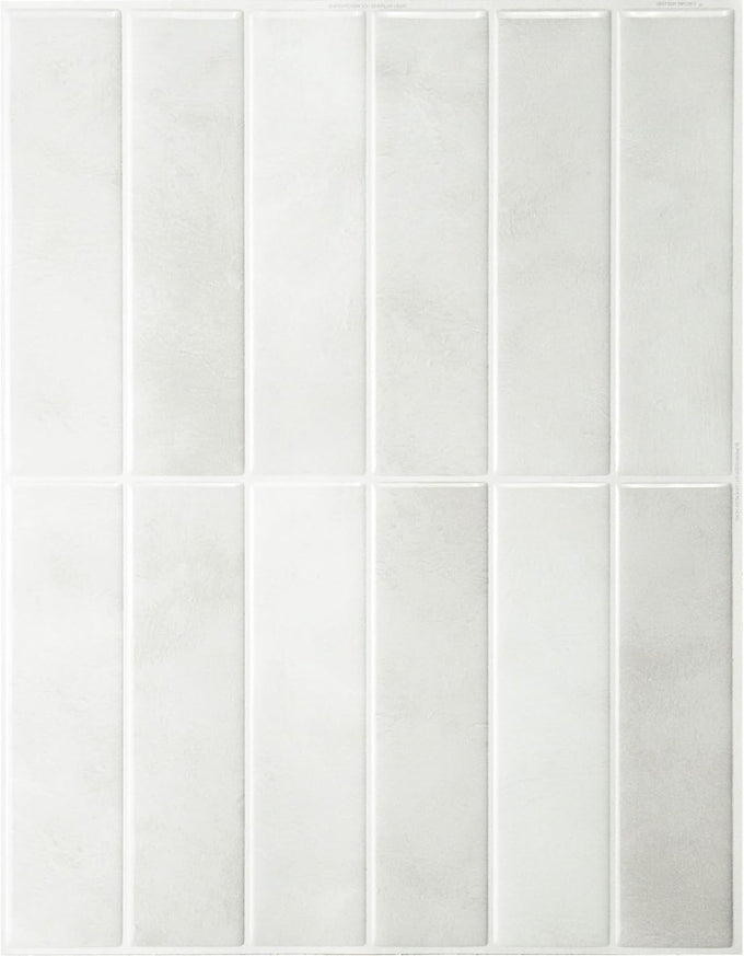 Smart Tiles Peel and Stick backsplash, Stacked Forest Green, 11.43"x9"