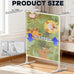54-Inch Aluminum Rug Tufting Frame Kit, Adjustable Stand with Yarn Holder