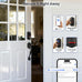 Veise VE017-H 8-in-1 Fingerprint Smart Front Door Lock Set, Matte Black