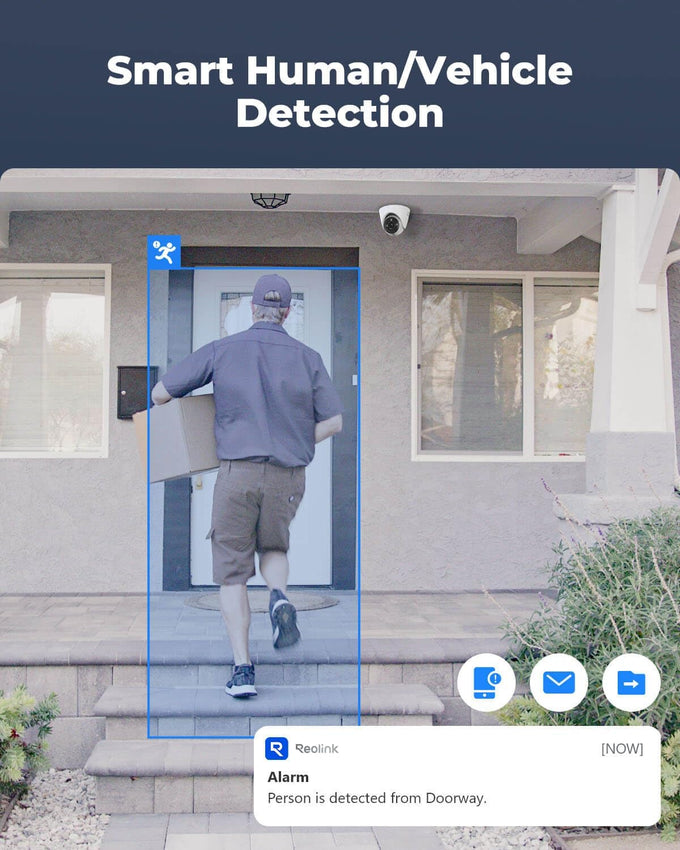 REOLINK RLC-1224A 12MP Dome Outdoor PoE Camera for Home Security