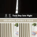Vision Home Sand Pinch Pleated Full Blackout Curtains Linen Blended Room Darkening Window Curtains 84 inch for Living Room Bedroom Thermal Insulated Pinch Pleat Drapes with Hooks 2 Panel 40" Wx84 L