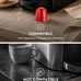 ROSSO CAFFÈ Espresso Pods for Nespresso Original Machines, Variety Pack 80