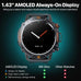 Rugged Smart Watch for Men, 5ATM Waterproof, 170+ Sports Modes,1.43" AMOLED