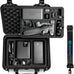 Lekufee Portable Waterproof Hard Case for DJI Osmo Mobile 8, Osmo Mobile 7P / 7, Gimbal Stabilizer, DJI Mic 3/2 / Mic Mini & More Accessories(Case Only)