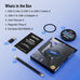 512GB Touchscreen Encrypted External SSD Hard Drive, Up to 2000MB/s
