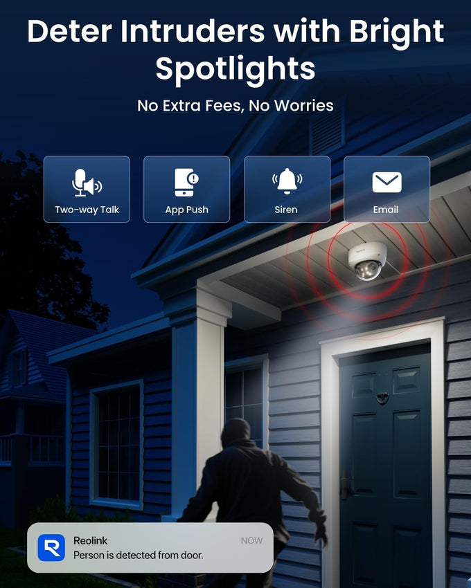 REOLINK Duo 3V PoE 16MP Dual-Lens PoE Security Camera & IK10 Vandal-Proof