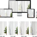 XWZO 100% Blackout Window Curtains - Thermal Insulated & Completely Room Darkening Black Liner Window Treatment with Tiebacks for Bedroom/Living Room, Ivory, W60 x L84, Set of 2 Panels