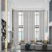 Qiseca Extra Long Curtains High Ceiling Drapes 20Ft for Living Room, Tall Windows Custom Made 2 Story Blackout Curtains for High Living Room Bedroom Loft Theater W52xL240 Inches Long 1 Panel, White