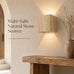 Travertine Wall Sconce Natural Stone Square Up Down Light Bedroom Hallway