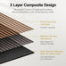 TONOR Wood Wall Panels for Interior Wall Decor-4 Pack 47.2" x 23.6"