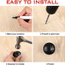 200 Pcs 1 Inch Large Iron Clavos Decorative Nails, Black