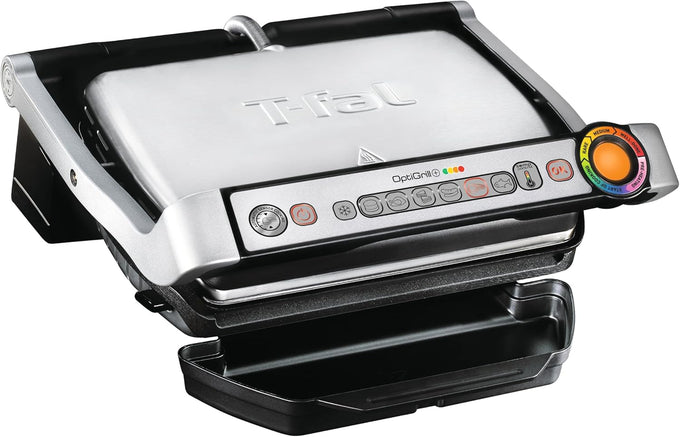 T-Fal OptiGrill Indoor Panini Press Grill with 6 Cooking Programs