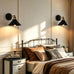 Black & Gold Industrial Wall Sconce, Vintage Farmhouse Lamp