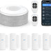 WiFi Door Alarm System, 8-Piece DIY Wireless Alarm Kit with Door Sensors