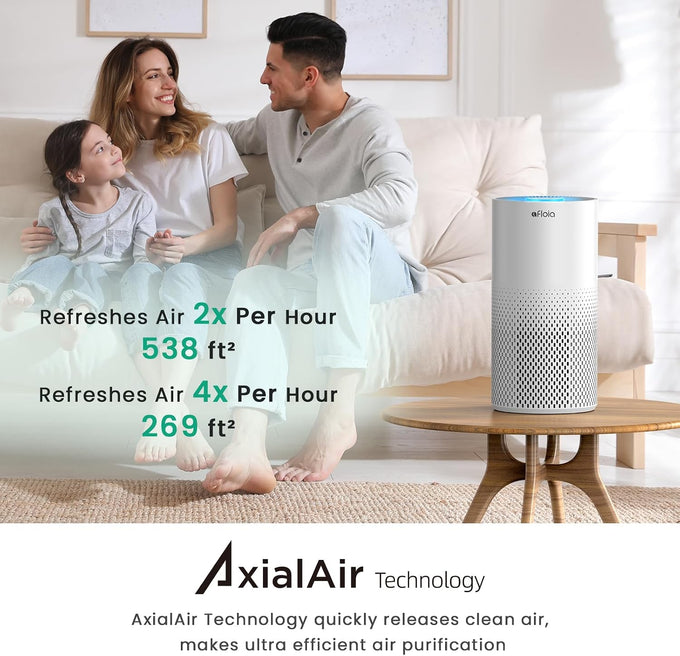 Afloia Smart Air Purifier for Home Large Rooms Bedroom, Up to 1,076 sq ft