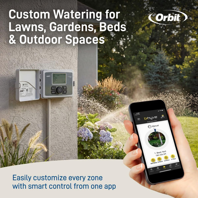 Orbit B-hyve Smart Sprinkler Controller, 6-Zone - 57946