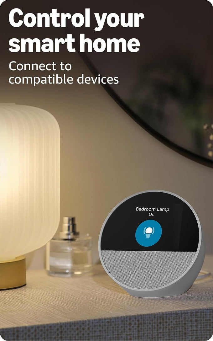 Echo Spot with Legrand Radiant Smart Plug