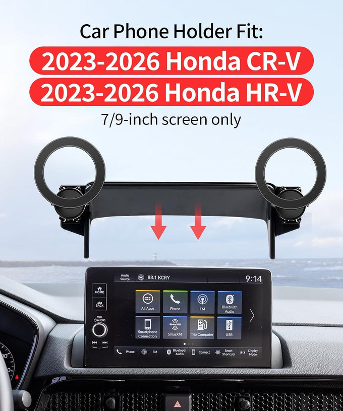 Car Phone Holder for Honda HR-V/CR-V/CRV Hybrid 2023-2026, 7/9"Screen Mount