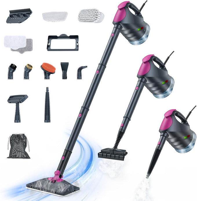 10-in-1 Steam Cleaner, Detachable Handheld Steam Mop for Multi-Surface
