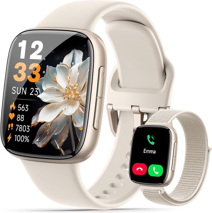 Smart Watch for Women/Men, Bluetooth Calling, Alexa built-in, iOS Android