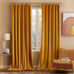 MIULEE Velvet Curtains 52x108 inches 2 Panels Light Taupe Blackout Curtains