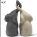 Vaudagio Loving Elephants Couple [6.3" high, Set of 2] Elephant Home Décor