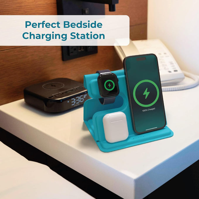 BLACK+DECKER 3 in 1 Charging Station for Apple, (Loch Ness)