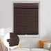 SEEYE Cordless Bamboo Roman Shades, Blackout Natural Bamboo Blinds for Indoor Windows, Roll Up Blind Privacy Shade for Home, Office, Door, UV Resistant & Easy to Install, 42" W x 64" H, Brown