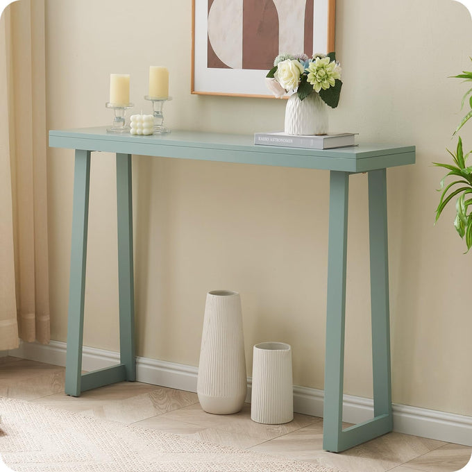 Kings Brand Furniture Claude Narrow Console Table, 36-Inch Wood Entryway Table for Hallway, Living Room or Behind Sofa, Modern Accent Sofa Table for Foyer, Space Saving Design (Honey Ginger)