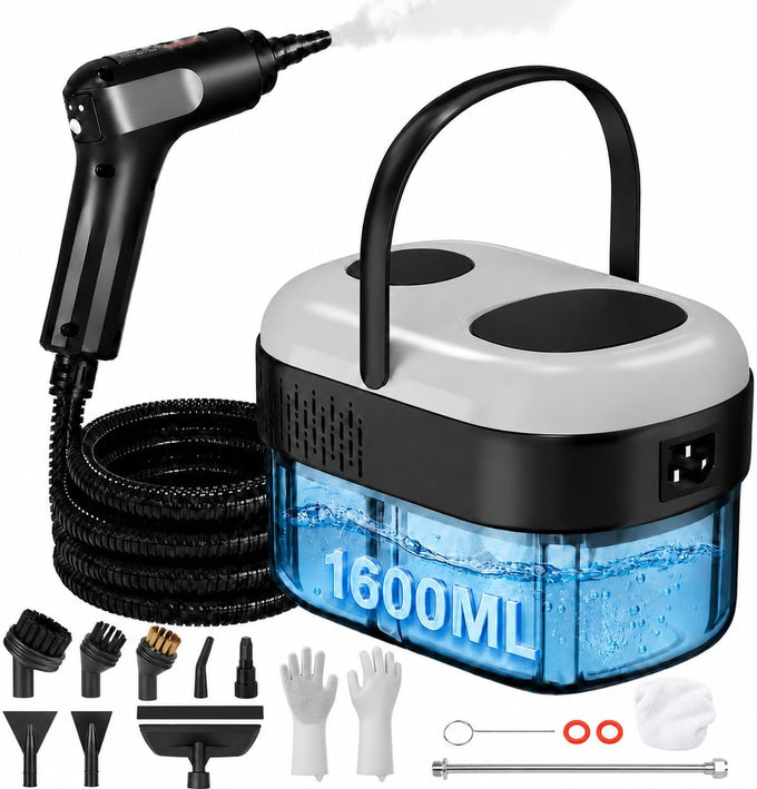 Steam Cleaner, Portable Handheld High-Pressure, 15s Fast Heating