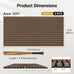 TONOR Wood Wall Panels for Interior Wall Decor-4 Pack 47.2" x 23.6"