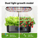 Ahopegarden Hydroponics Growing System Kit: 12 Pods with LCD Control Panel