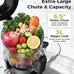 Onelive 6-in-1 Cold Press Juicer Machine for Fruits Veggies Sorbet Nut Milk