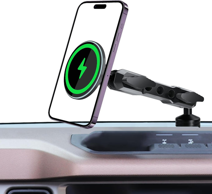 Magnetic Wireless Charging Phone Mount for Ford Bronco 2021-2026 2/4 door