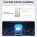 Yxk Zero1 2-Bay Desktop NAS for Home & Personal Storage(Diskless)