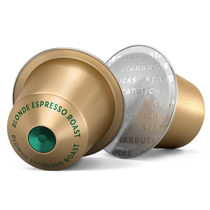 Starbucks Espresso Blonde Roast 80 Count Nespresso Compatible Pods for Nespresso Original Line System Only