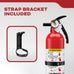 Kidde Fire Extinguisher for Home, 1-A:10-B:C, Dry Chemical Extinguisher, Red, Mounting Bracket Included, 4 Pack