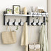 Evermagin 29" Coat Rack Wall Mount with Shelf for Entryway, Rustic Brown