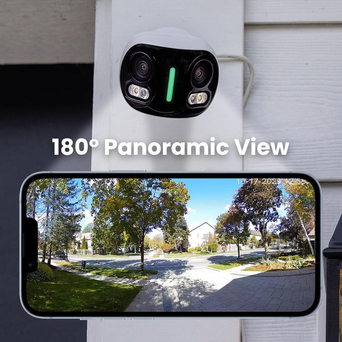 Lorex Classic App | 4K IP Add-On Wired Dual Lens Security Camera