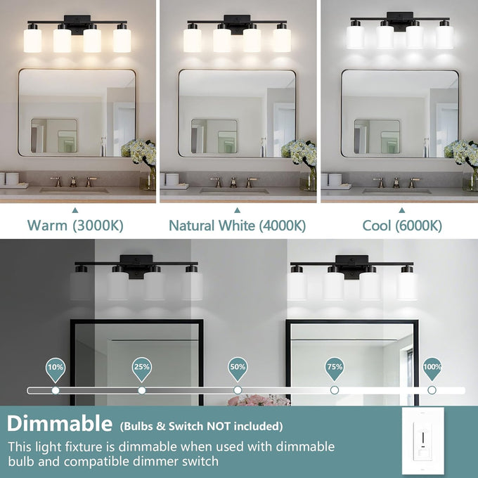 Black Bathroom Light Fixtures Vanity Lighting Over Mirror