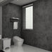 3YECAO 16"×118" Thick Blue Grey Peel and Stick Concrete Wallpaper 3d Faux Gray Concrete Contact Paper Vinyl Wrap DIY Self Adhesive Matte Grey Cement Wallpaper Tile Sticker for Countertops Walls Drawer