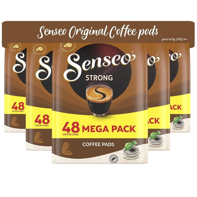 Senseo Strong Dark Roast Coffee Pods - Bold & Full-Bodied Flavor 240 Count