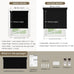SUNOFF Cordless Blackout Roller Shades Blinds for Windows,34"W x 72"H,Black