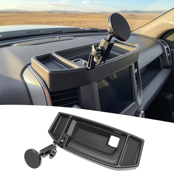 5" 8.4" Screen Phone Holder for 2019-2026 Dodge Ram 1500-3500 w/12V Outlet