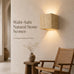 Travertine Wall Sconce Natural Stone Square Up Down Light Bedroom Hallway