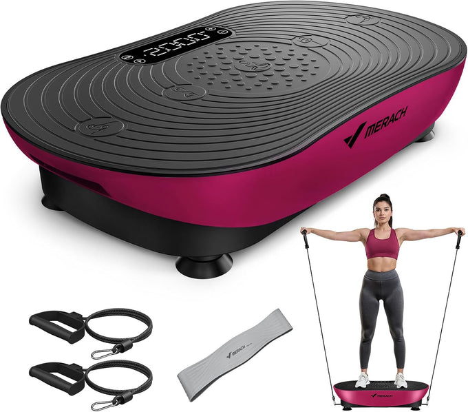 Merach V33 Pro Vibration Plate Exercise Machine with Touchscreen, 99 Speeds