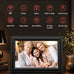 SAMMIX Digital Picture Frame 10.1 Inch WiFi Digital Photo Frame Electronic, IPS Touch Screen, 16GB, Tabletop&Wall-Mounted, Share Photos and Video with Uhale App, Birthday Gifts for Mom Women