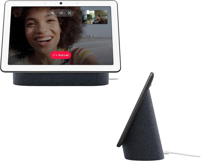 Google Nest Hub Max 10" Smart Display with Google Assistant - Charcoal (renewed)