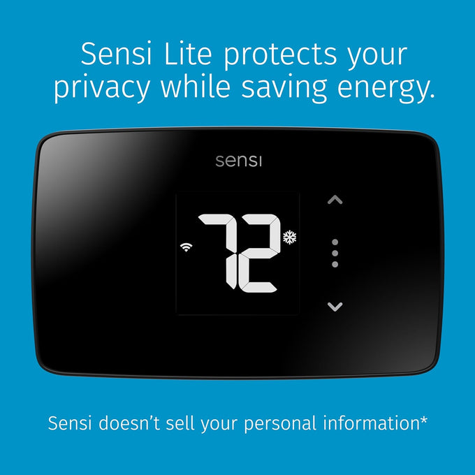 Sensi Lite Smart Thermostat, WiFi, Alexa, DIY, Energy Star Certified, ST25
